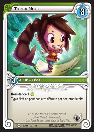 Carte Wakfu - Typla Nett - Chaos d'Ogrest 090/162
