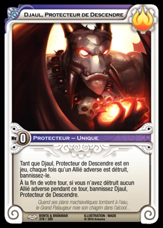 Carte Wakfu - Djaul, Protecteur de Descendre - Bonta & Brâkmar 319/320