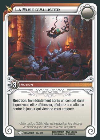 Carte Wakfu - La Ruse d'Allister - Incarnam 165/320