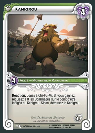 Carte Wakfu - Kanigrou - Incarnam 062/320