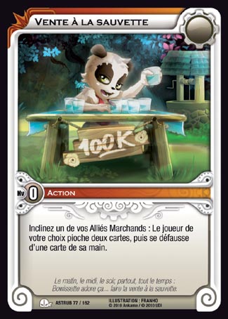 Carte Wakfu - Vente à la Sauvette - Astrub 077/162