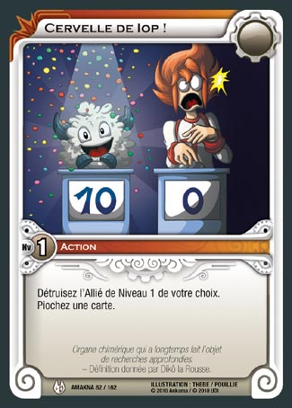 Carte Wakfu - Cervelle de Iop ! - Amakna 082/162