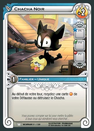 Carte Wakfu - Chacha Noir - Incarnam 311/320