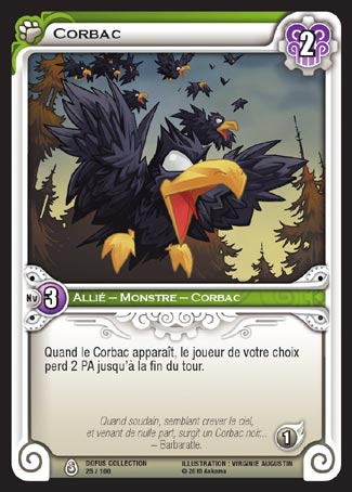 Carte Wakfu - Corbac - Dofus Collection 025/100