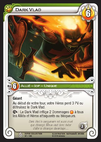 Carte Wakfu - Dark Vlad - Dofus Collection 037/100