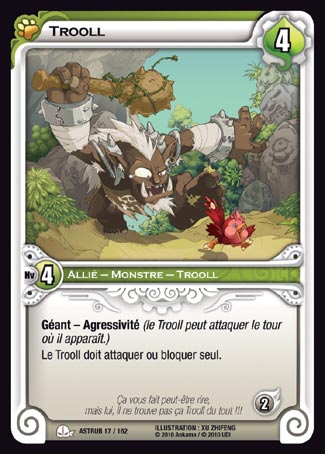 Carte Wakfu - Trooll - Astrub 017/162