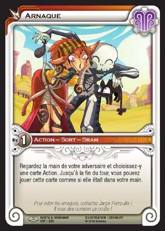 Carte Wakfu - Arnaque - Bonta & Brâkmar 237/320