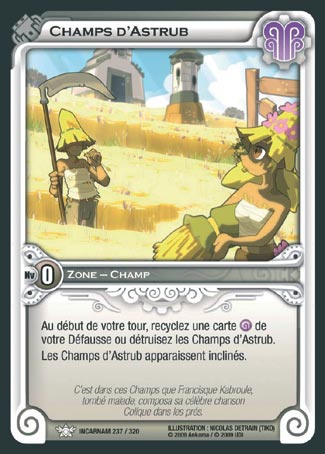 Carte Wakfu - Champs d'Astrub - Incarnam 237/320