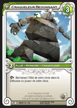 Carte Wakfu - Craqueleur Bedonnant - Chaos d'Ogrest 021/162