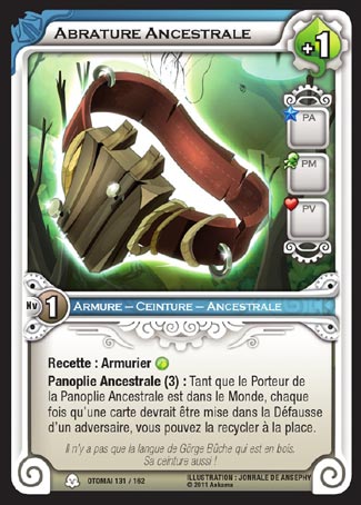 Carte Wakfu - Abrature Ancestrale - Otomaï 131/162