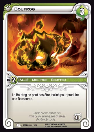 Carte Wakfu - Boufrog - Astrub 011/162