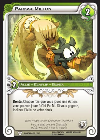Carte Wakfu - Parisse Milton - Pandala 010/162