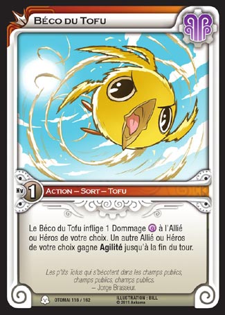 Carte Wakfu - Béco du Tofu - Otomaï 116/162