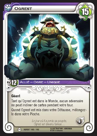 Carte Wakfu - Ogrest - Chaos d'Ogrest 162/162