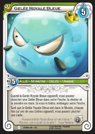 Carte Wakfu - Gelée Royale Bleue - Otomaï 086/162