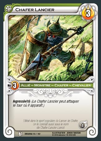 Carte Wakfu - Chafer Lancier - Amakna 053/162