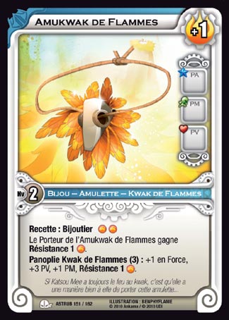 Carte Wakfu - Amukwak de Flammes - Astrub 151/162