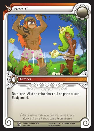 Carte Wakfu - Noob ! - Dofus Collection 077/100