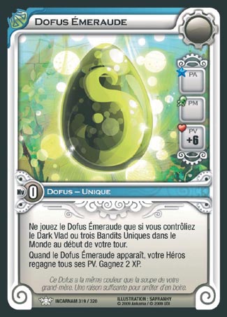 Carte Wakfu - Dofus Émeraude - Incarnam 319/320