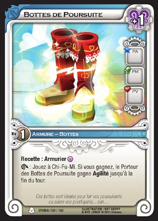 Carte Wakfu - Bottes de Poursuite - Otomaï 130/162