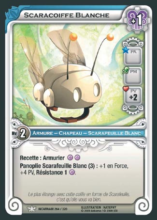 Carte Wakfu - Scaracoiffe Blanche - Incarnam 264/320