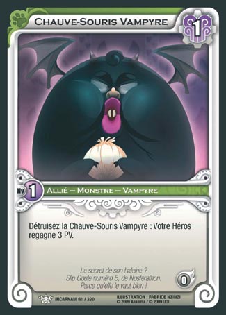 Carte Wakfu - Chauve-Souris Vampyre - Incarnam 061/320