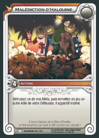 Carte Wakfu - Malédiction d'Halouine - Incarnam 164/320