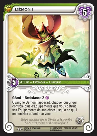 Carte Wakfu - Démon I - Bonta & Brâkmar 097/320