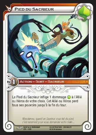 Carte Wakfu - Pied du Sacrieur - Bonta & Brâkmar 231/320