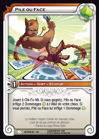 Carte Wakfu - Pile ou Face - Astrub 096/162