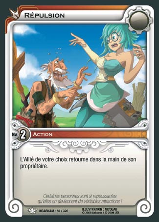Carte Wakfu - Répulsion - Incarnam 150/320