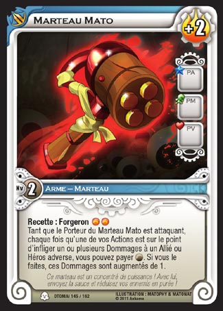 Carte Wakfu - Marteau Mato - Otomaï 145/162
