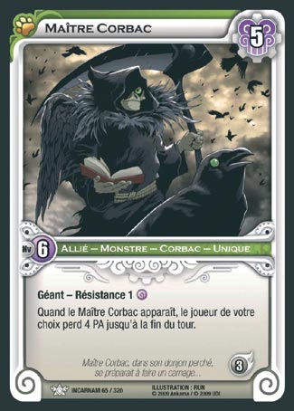 Carte Wakfu - Maître Corbac - Incarnam 065/320