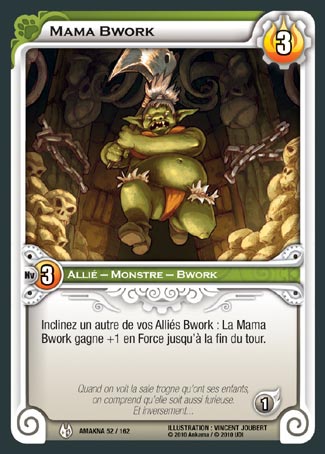 Carte Wakfu - Mama Bwork - Amakna 052/162