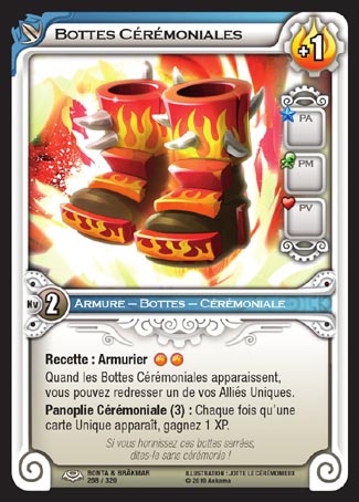Carte Wakfu - Bottes Cérémoniales - Bonta & Brâkmar 268/320