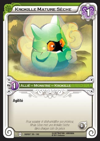 Carte Wakfu - Krokille Mature Sèche - Chaos d'Ogrest 033/162