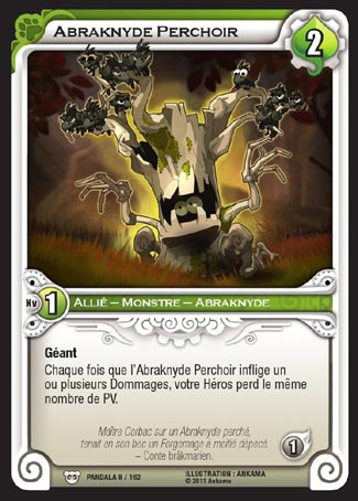 Carte Wakfu - Abraknyde Perchoir - Pandala 008/162