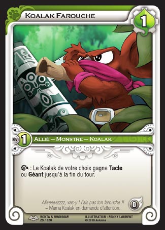 Carte Wakfu - Koalak Farouche - Bonta & Brâkmar 028/320