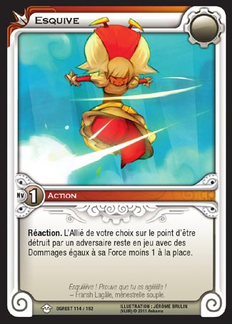 Carte Wakfu - Esquive - Chaos d'Ogrest 114/162