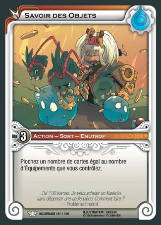 Carte Wakfu - Savoir des Objets - Incarnam 197/320