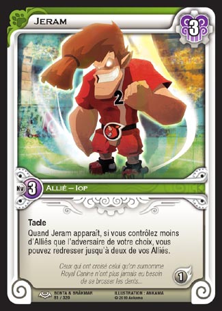 Carte Wakfu - Jeram - Bonta & Brâkmar 081/320