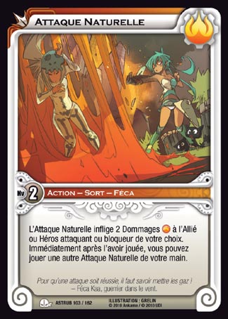 Carte Wakfu - Attaque Naturelle - Astrub 103/162