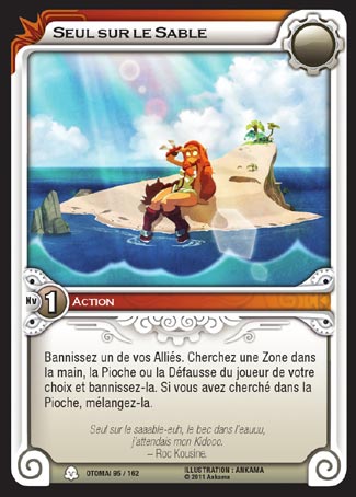 Carte Wakfu - Seul sur le Sable - Otomaï 095/162