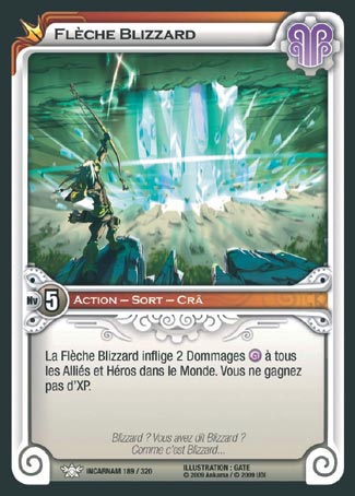 Carte Wakfu - Flèche Blizzard - Incarnam 189/320