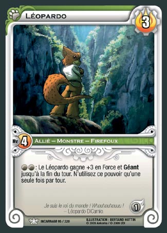 Carte Wakfu - Léopardo - Incarnam 095/320