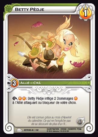 Carte Wakfu - Betty Pèdje - Astrub 048/162