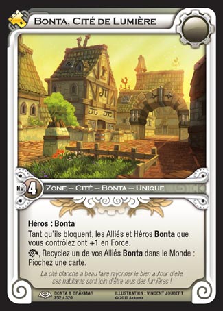 Carte Wakfu - Bonta, Cité de Lumière - Bonta & Brâkmar 252/320