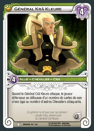 Carte Wakfu - Général Krâ Kleure - Amakna 039/162