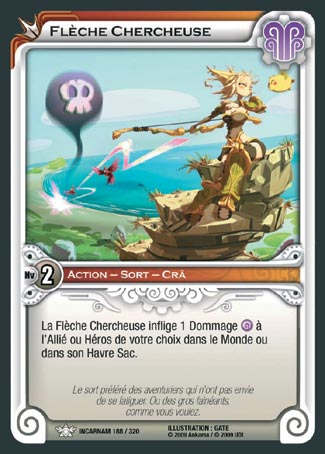 Carte Wakfu - Flèche Chercheuse - Incarnam 188/320