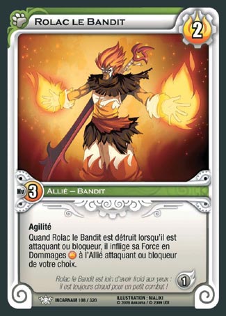 Carte Wakfu - Rolac le Bandit - Incarnam 108/320